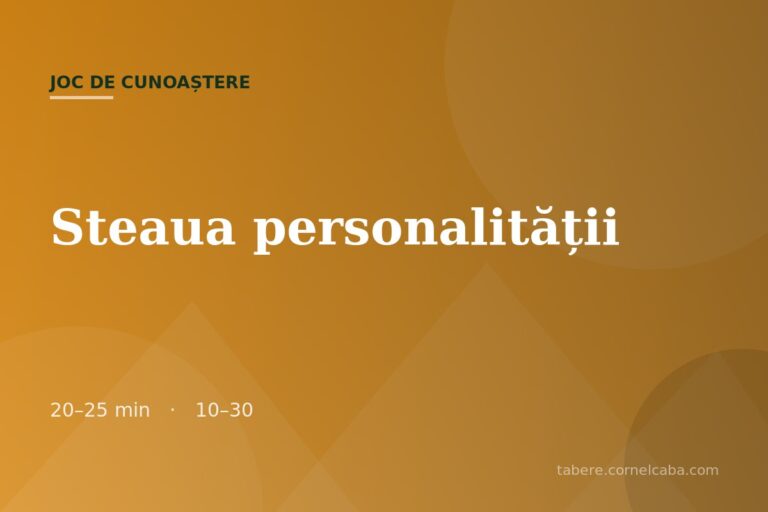 Ilustrație pentru jocul Steaua personalității