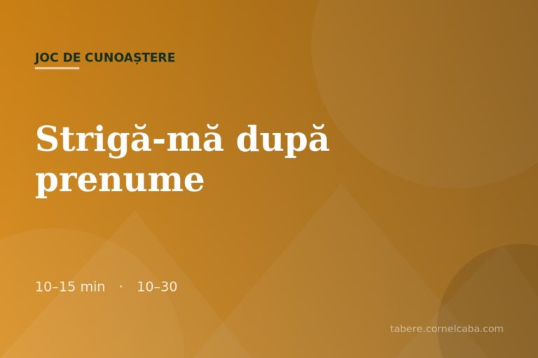Ilustrație pentru jocul Strigă-mă după prenume