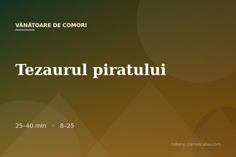 Ilustrație pentru jocul Tezaurul piratului