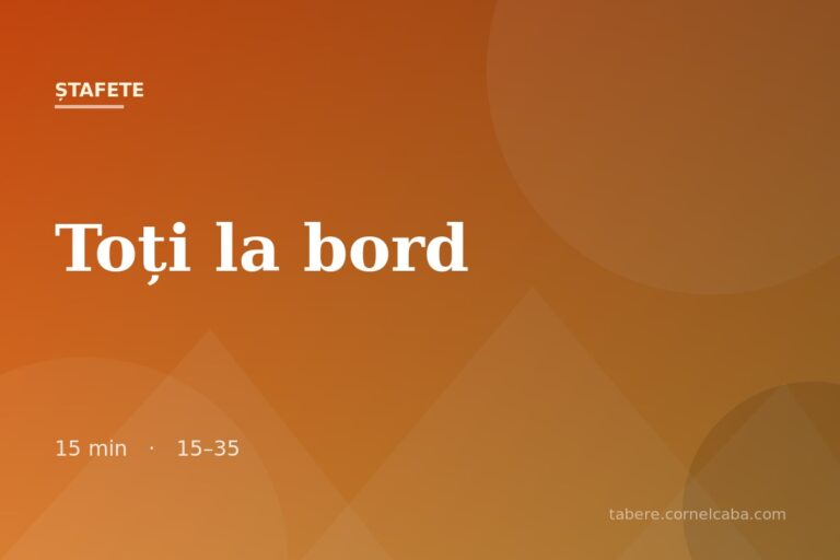 Ilustrație pentru jocul Toți la bord