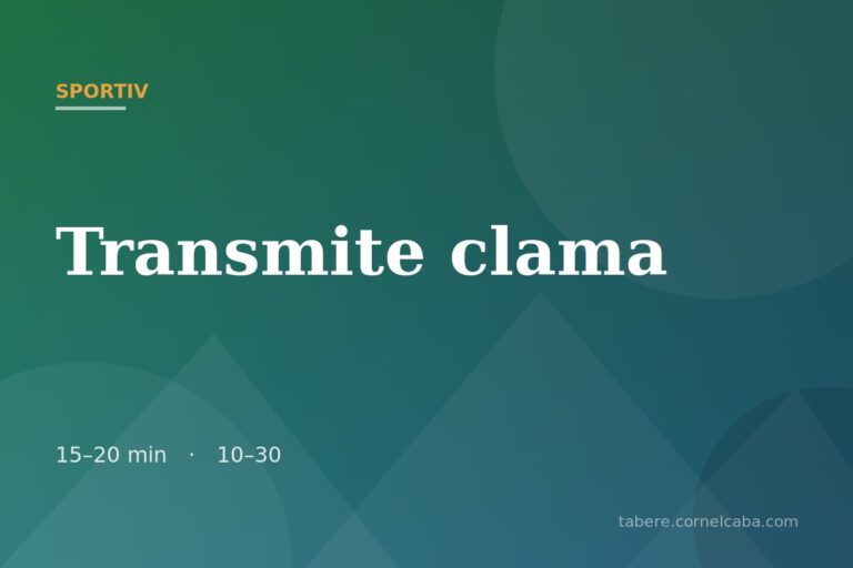 Ilustrație pentru jocul Transmite clama