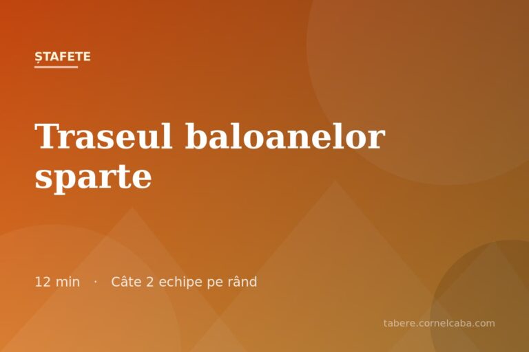 Ilustrație pentru jocul Traseul baloanelor sparte