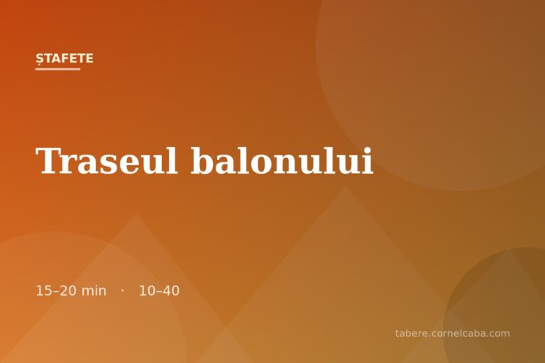 Ilustrație pentru jocul Traseul balonului