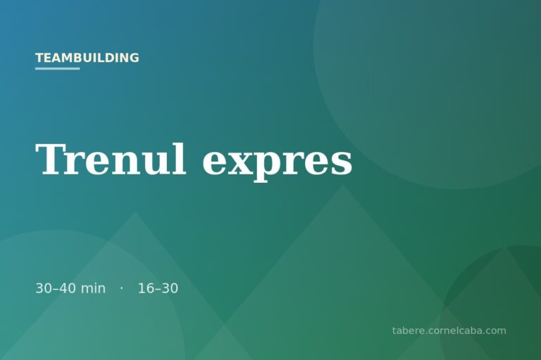Ilustrație pentru jocul Trenul expres