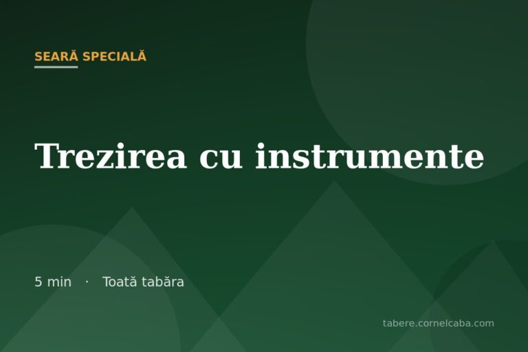 Ilustrație pentru jocul Trezirea cu instrumente