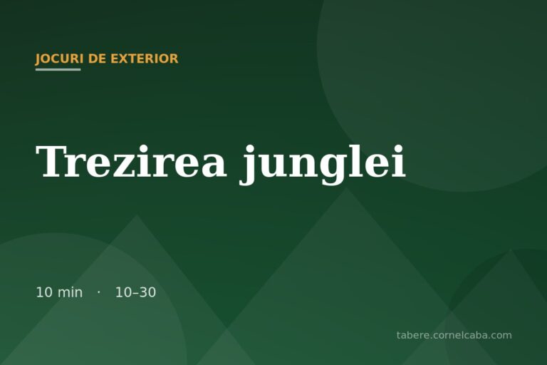 Ilustrație pentru jocul Trezirea junglei