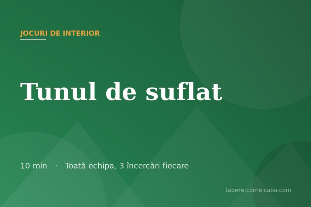 Ilustrație pentru jocul Tunul de suflat