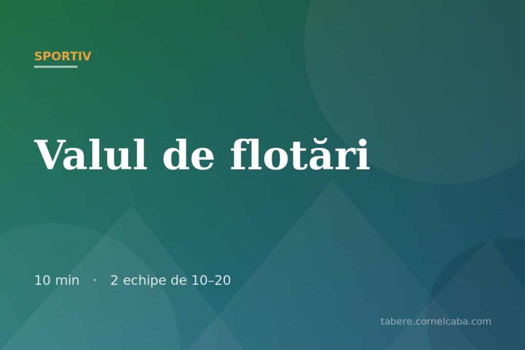 Ilustrație pentru jocul Valul de flotări