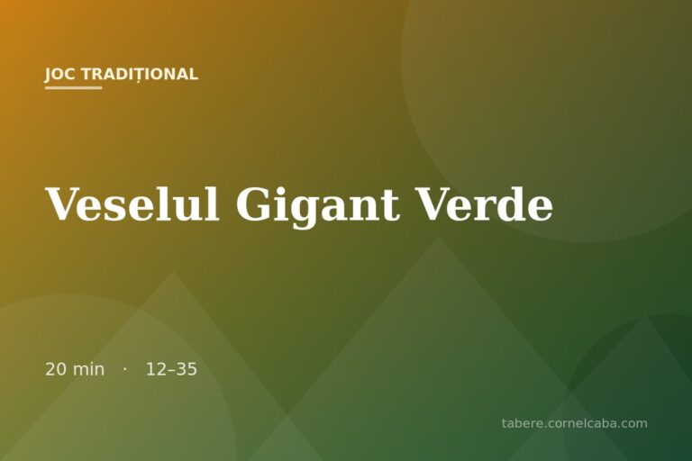Ilustrație pentru jocul Veselul Gigant Verde