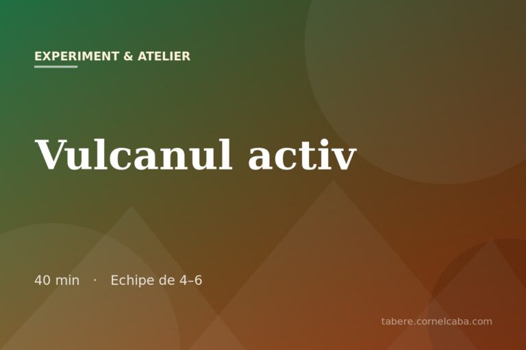 Ilustrație pentru jocul Vulcanul activ