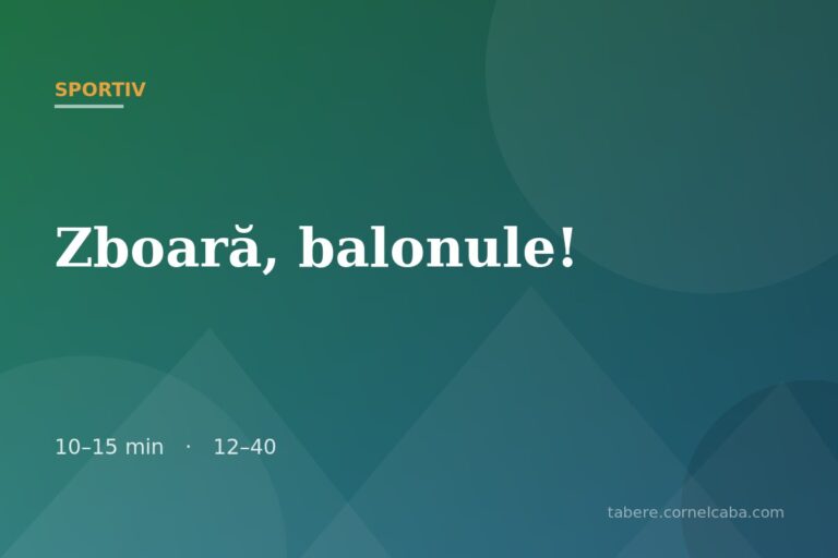 Ilustrație pentru jocul Zboară, balonule!